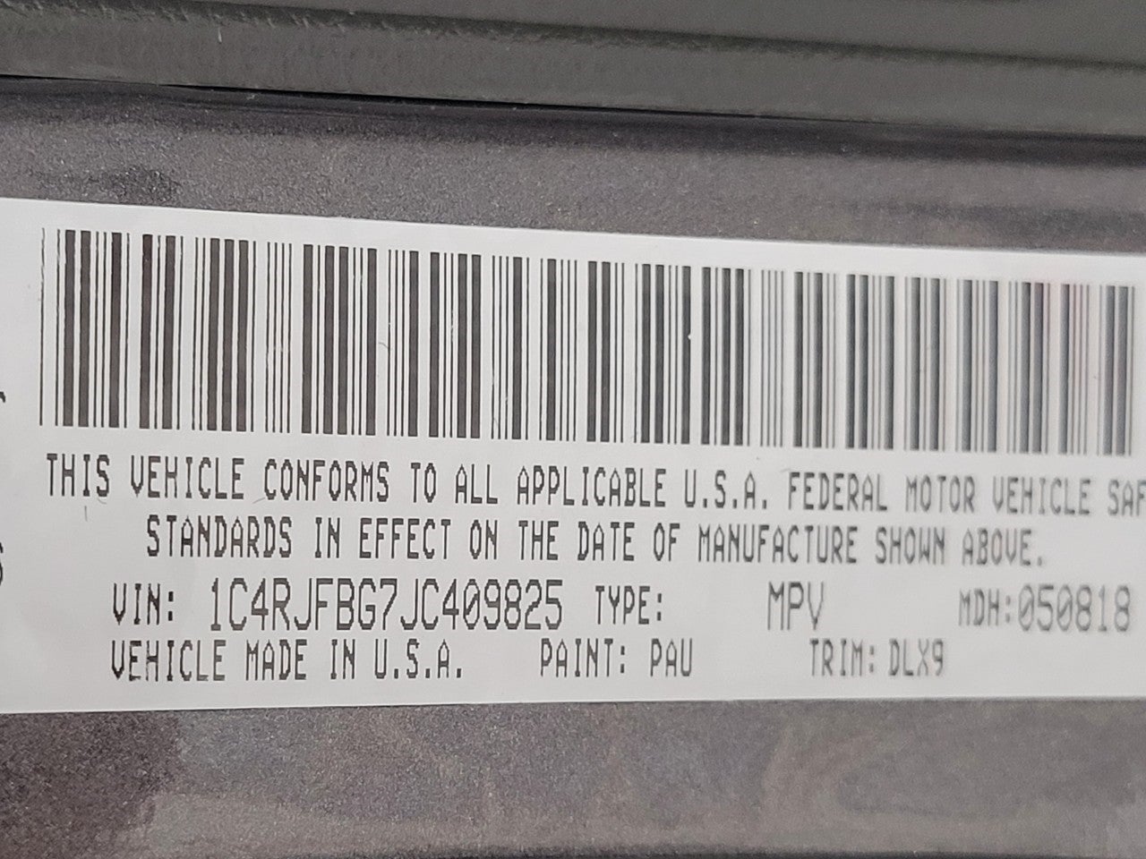 2018 Jeep GRAND CHEROKEE SPORT UTILITY