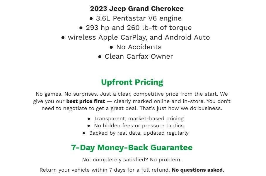 2023 Jeep Grand Cherokee L Altitude X 4x4