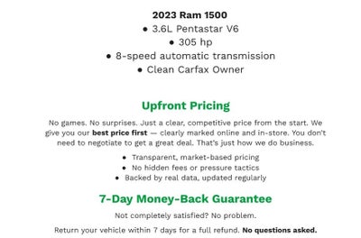2023 RAM 1500 Lone Star 4x4 Crew Cab 5'7 Box