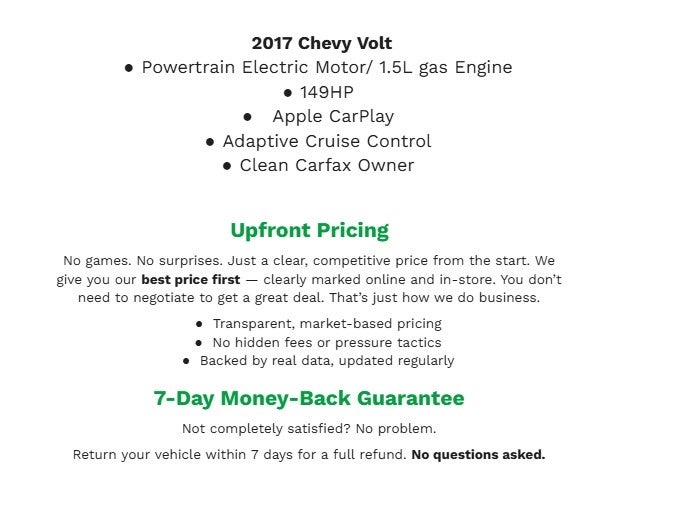 2017 Chevrolet Sonic 5dr HB Auto LT w/1SD