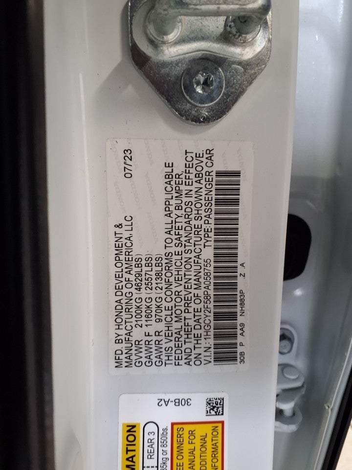 2023 Honda Accord Hybrid Sport Sedan