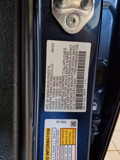 2023 Honda Accord Hybrid Touring Sedan