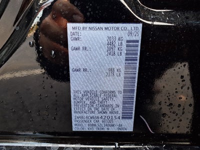 2025 Nissan Altima SR