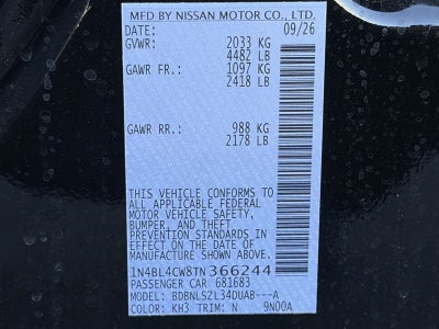 2026 Nissan Altima SR AWD