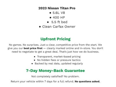 2023 Nissan TITAN CREW CAB