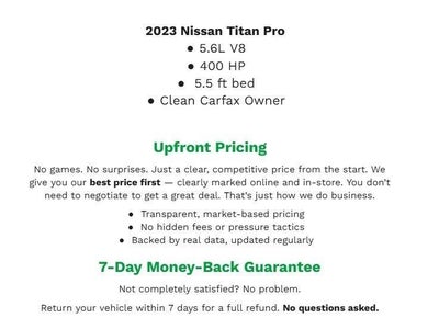 2023 Nissan Titan 4x4 Crew Cab PRO-4X