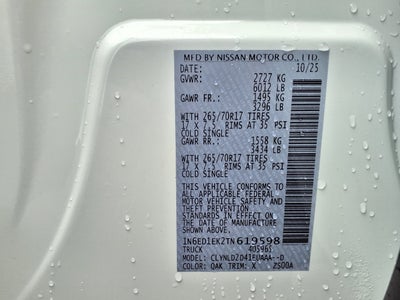 2026 Nissan Frontier Crew Cab PRO-4X®