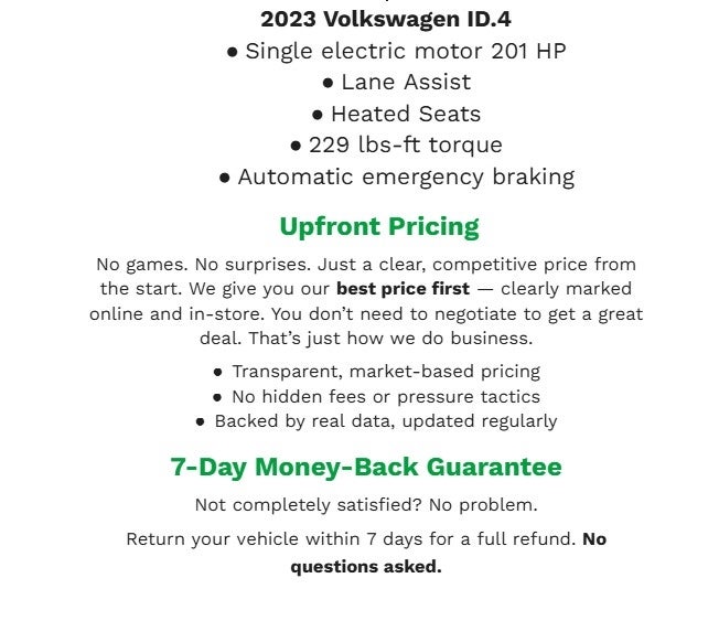 2023 Volkswagen ID.4 Pro S AWD w/SK On Battery