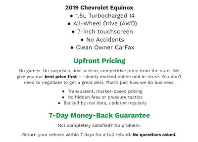2019 Chevrolet Equinox AWD 4dr LT w/1LT