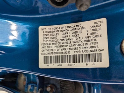 2014 Honda Civic Sedan 4dr CVT EX