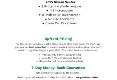 2025 Nissan Sentra SV CVT