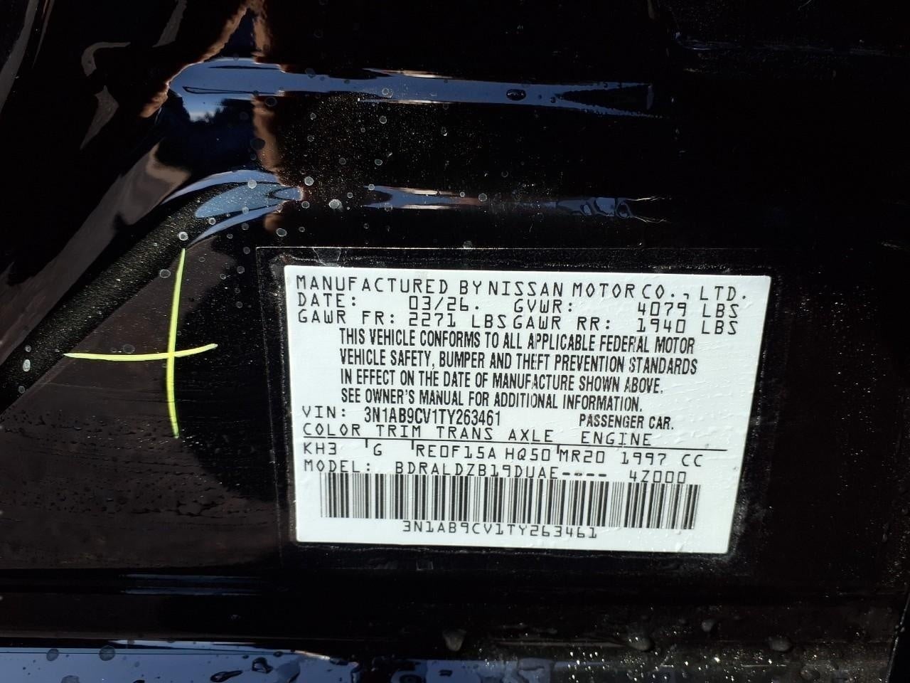 2026 Nissan Sentra SV Sedan