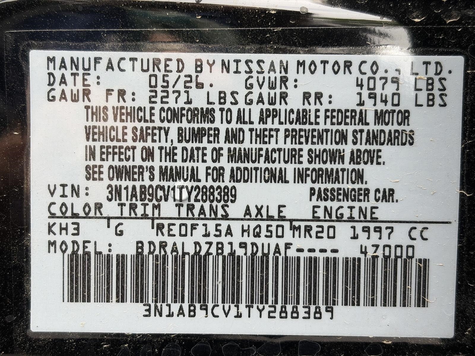 2026 Nissan Sentra SV