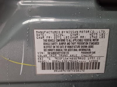 2026 Nissan Sentra SV