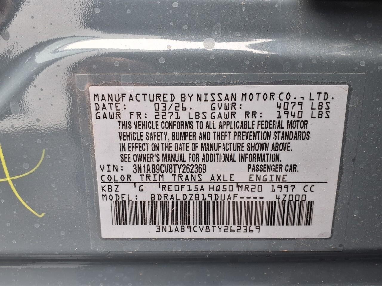 2026 Nissan Sentra SV Sedan
