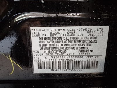 2026 Nissan Sentra SV