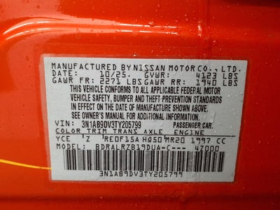 2026 Nissan Sentra SR