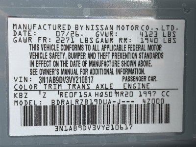 2027 Nissan Sentra SR Sedan