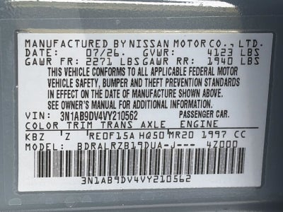 2027 Nissan Sentra SR Sedan