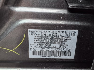 2026 Nissan Sentra SR