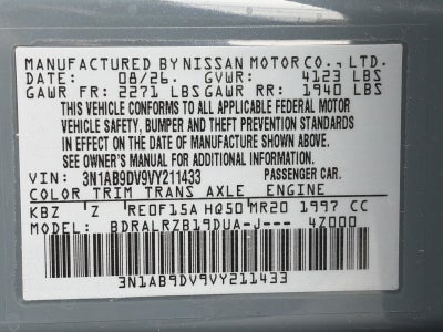 2027 Nissan Sentra SR Sedan