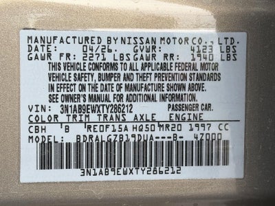 2026 Nissan Sentra SL Sedan