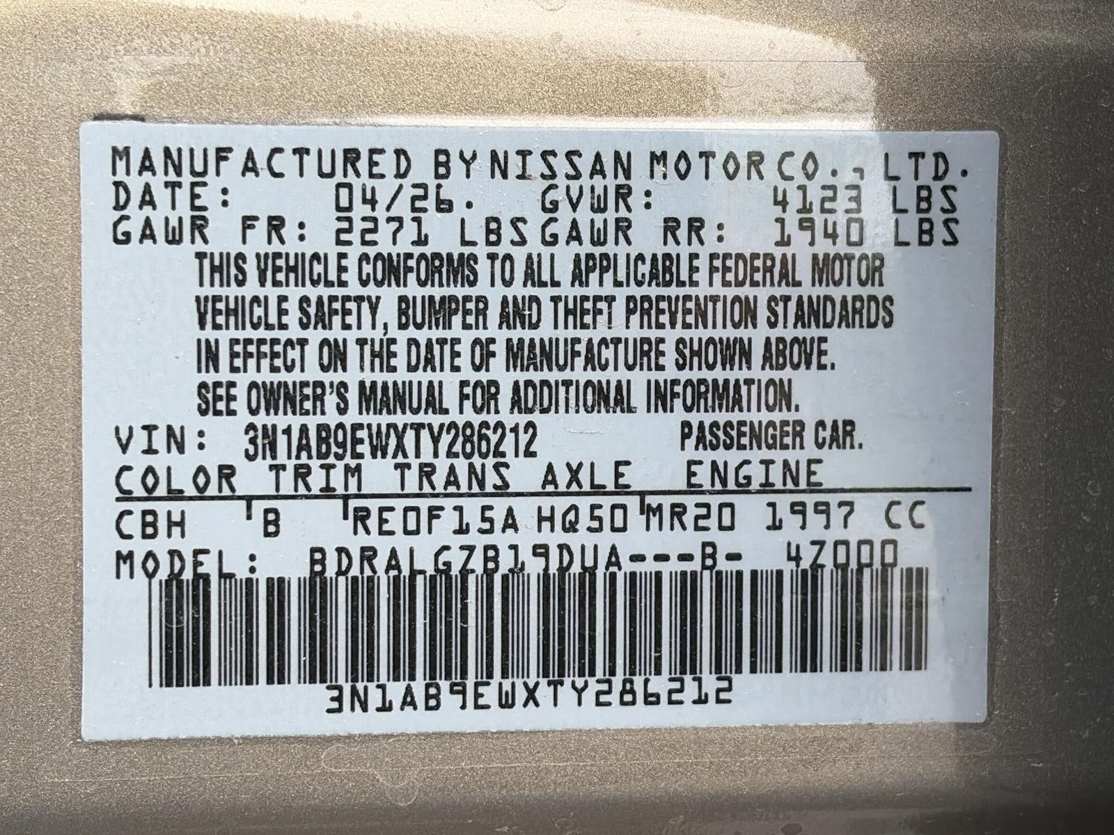 2026 Nissan Sentra SL Sedan