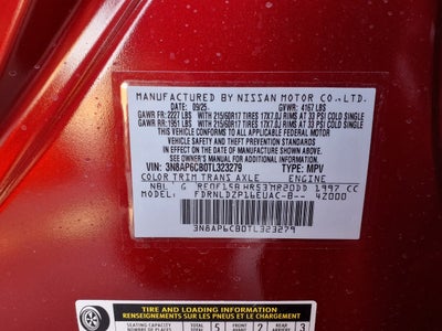 2026 Nissan Kicks SV