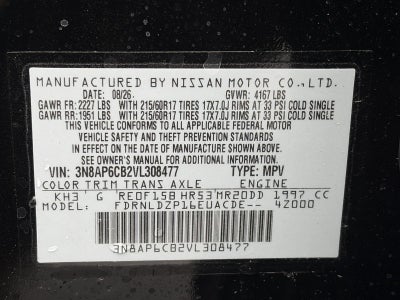 2027 Nissan Kicks SV AWD