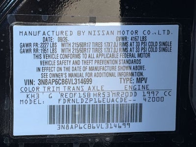 2027 Nissan Kicks SV AWD