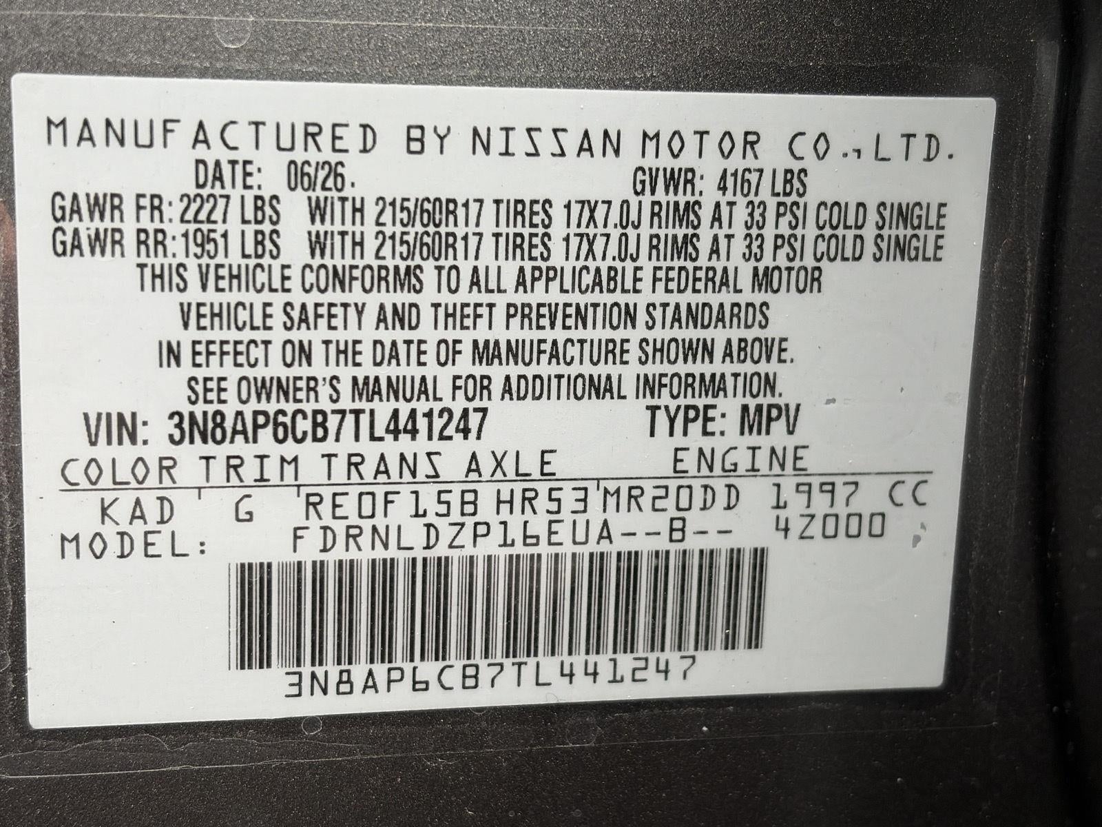 2026 Nissan Kicks SV AWD