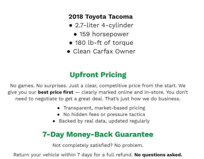 2018 Toyota TACOMA TRD SPORT