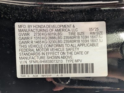 2025 Honda Odyssey EX-L Auto