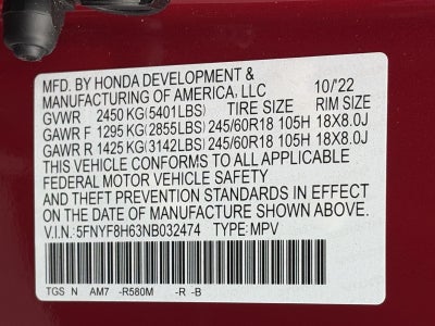 2022 Honda Passport TrailSport AWD