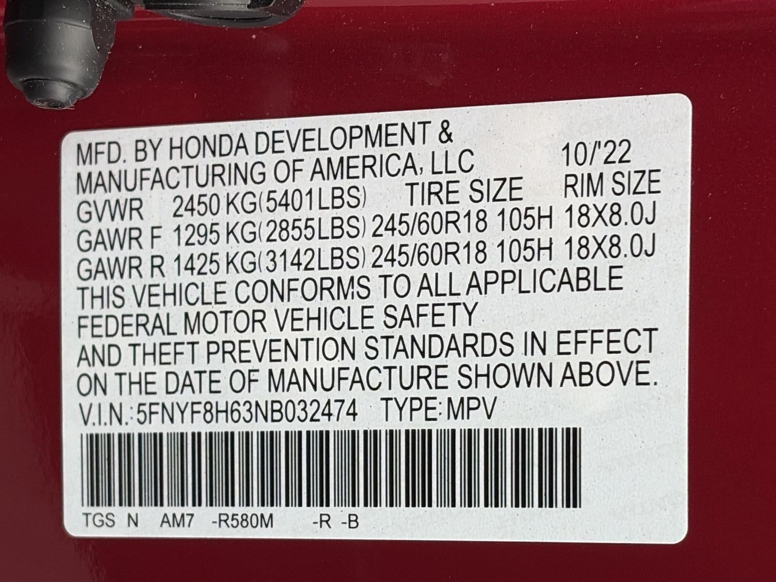 2022 Honda Passport TrailSport AWD