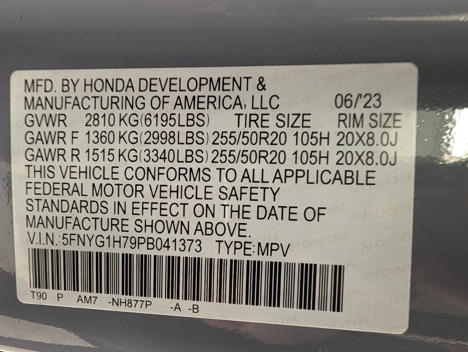 2023 Honda Pilot Touring AWD