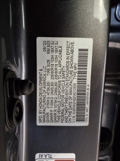 2022 Honda CR-V EX AWD