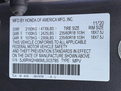 2021 Honda CR-V EX-L AWD