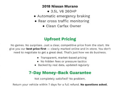 2018 Nissan MURANO SPORT UTILITY