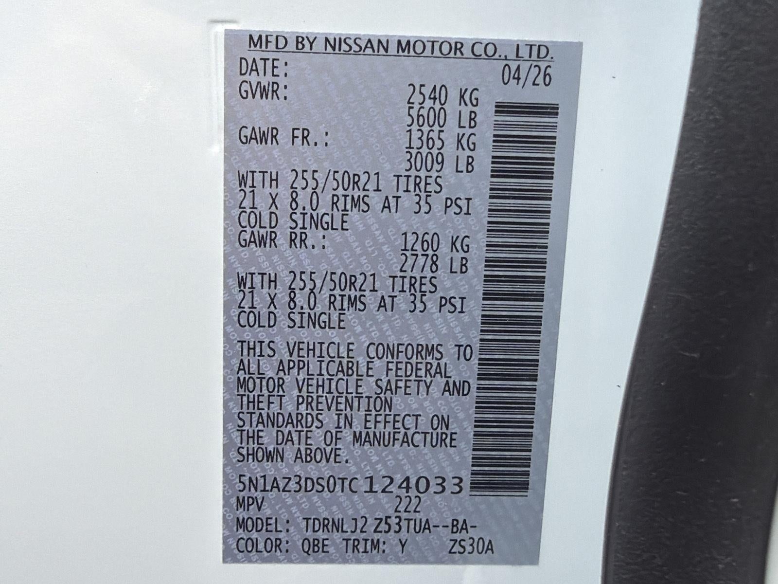2026 Nissan Murano AWD Platinum