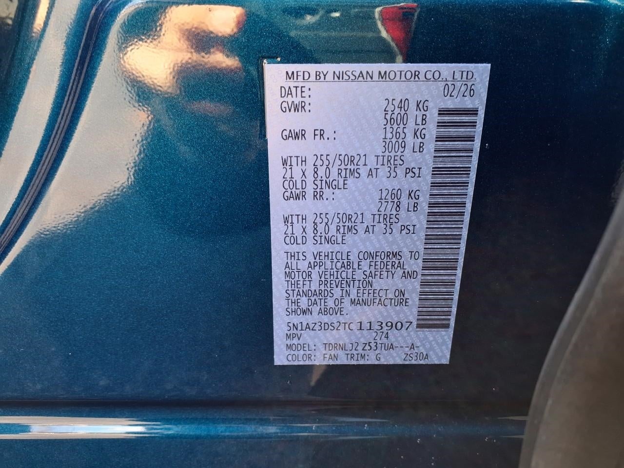 2026 Nissan Murano Platinum