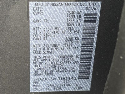2027 Nissan Murano AWD Platinum