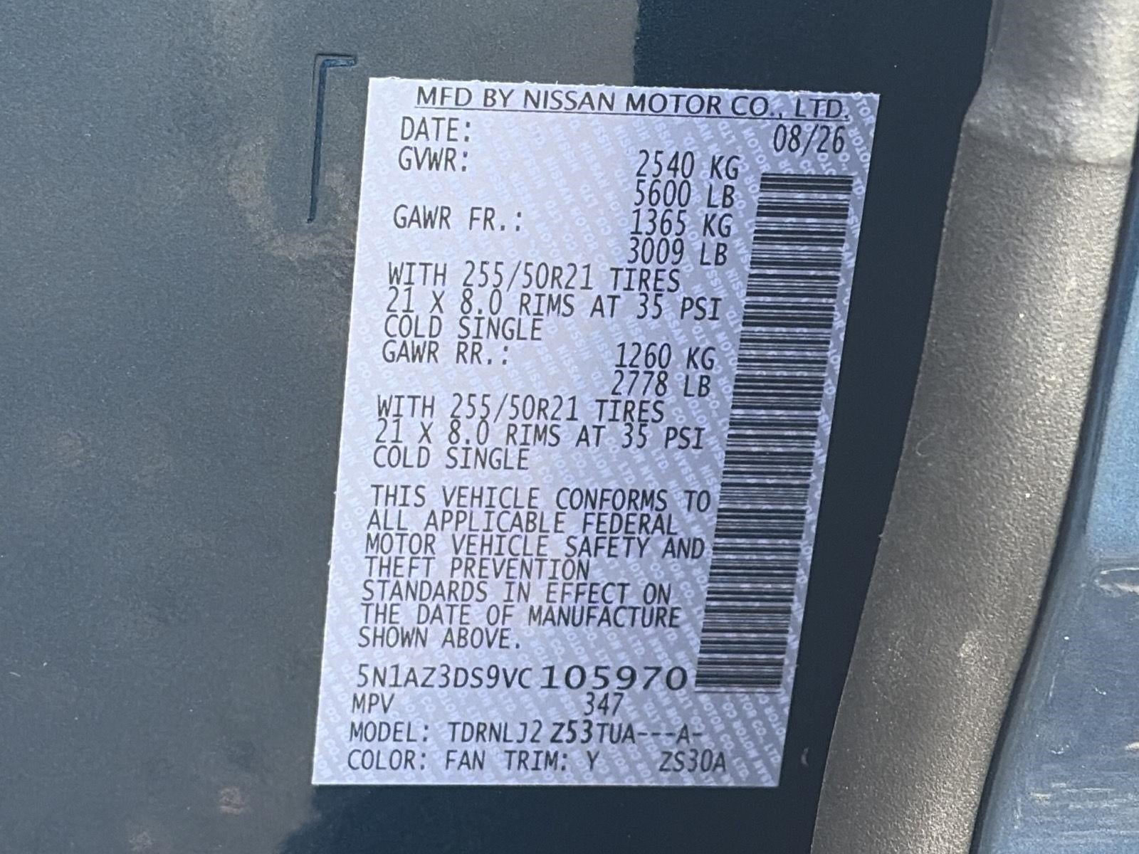 2027 Nissan Murano AWD Platinum
