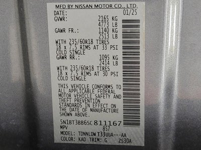 2025 Nissan Rogue SV