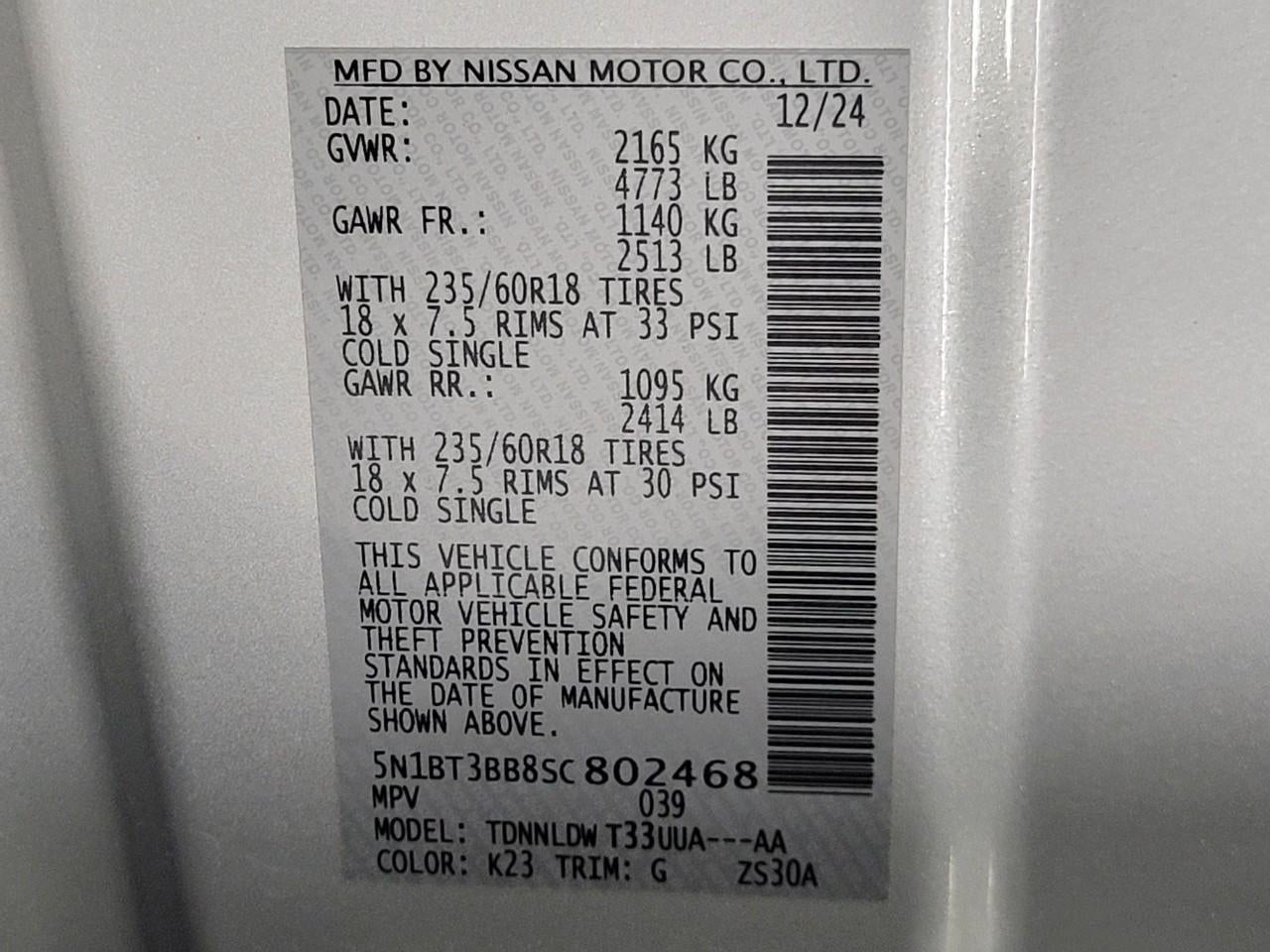 2025 Nissan Rogue AWD SV