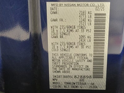 2025 Nissan Rogue SV