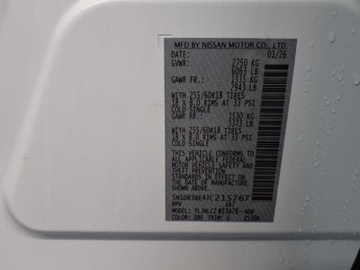 2026 Nissan Pathfinder SV