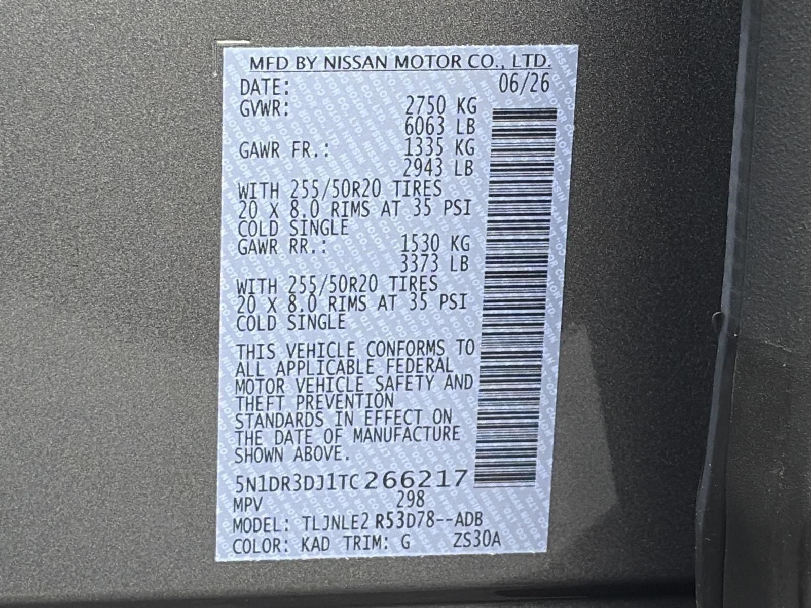 2026 Nissan Pathfinder Platinum 4WD