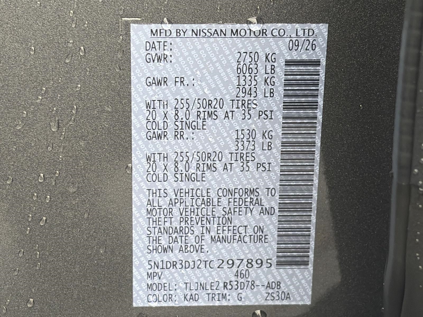 2026 Nissan Pathfinder Platinum 4WD