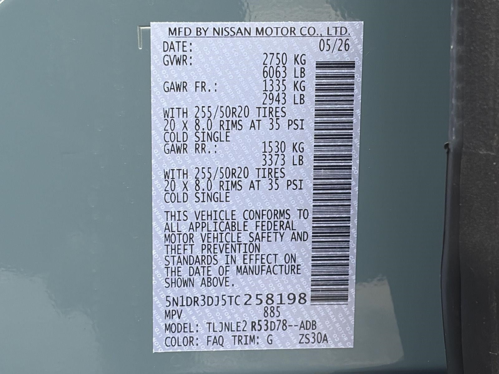 2026 Nissan Pathfinder Platinum 4WD